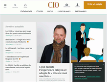 Tablet Screenshot of cio-online.com
